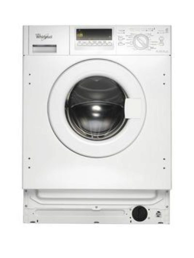 Whirlpool Awoe7143 Built-In 7Kg Load, 1400 Spin Washing Machine - White Whirlpool Awoe7143 Built-In 7Kg Load, 1400 Spin Washing Machine - White